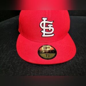 New Era St Louis Cardinals 59 Fiftey 7 5/8 Fitted Hat